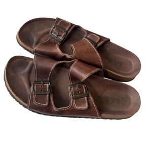 Bean Shoes Ll Bean Sandal Brown Mens Size Comfort Cork